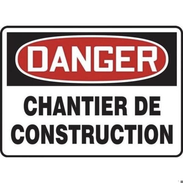 Accuform OSHA DANGER SAFETY SIGN CONSTRUCTIO FRMCRT106XP FRMCRT106XP - main